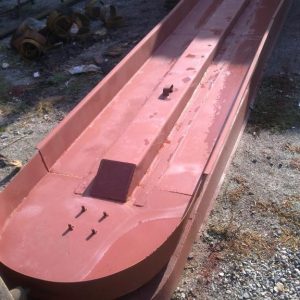 Корыто ТСН 01.160 (ТСН 3.0Б) длиной 6м в сборе с поворотным устройством и рамой привода.