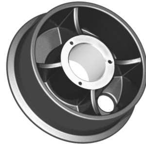 Ролик ТСН 2Б.125 (под 306 или 308 подшипник) наклонного транспортера КСН-Ф-100 (ТСН-2,0Б)