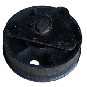 Ролик (устройство поворотное) КСН 01.270 горизонтального транспортера КСН-Ф-100 (ТСН-2,0Б) на подшипниках 180308