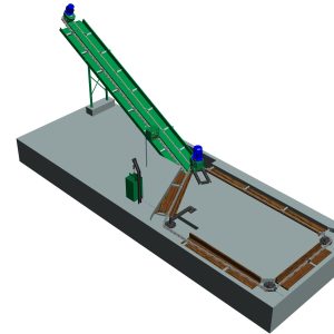 Горизонтальный навозоуборочный транспортёр ТСН 3.0Б